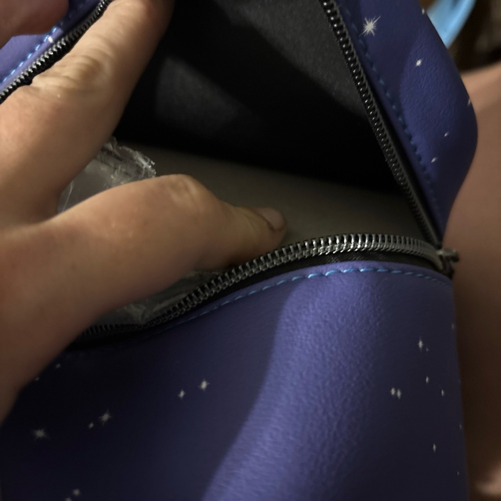 Loungefly Blue and Orange Stitch Halloween Backpack - Picture 4 of 4